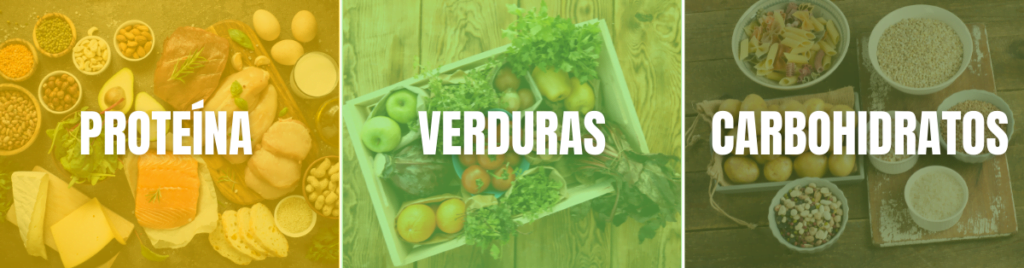 Plato saludable - Fuentes de nutrientes
