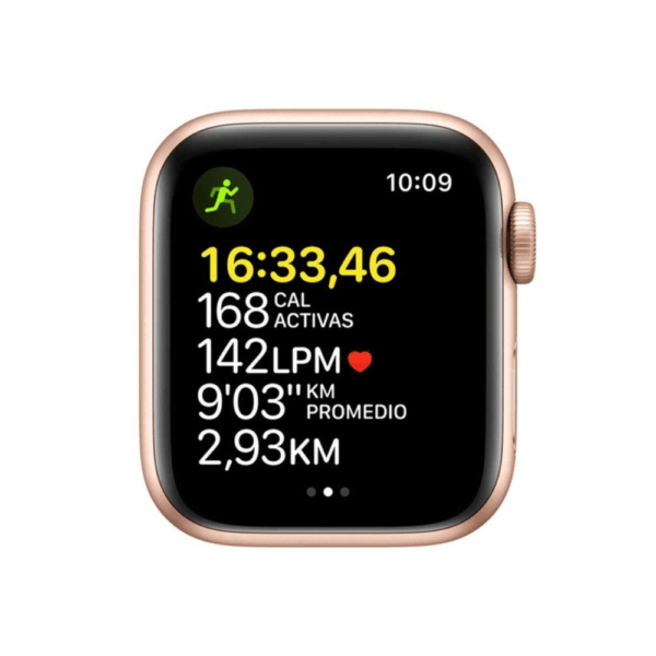Apple Watch SE Deportivo Blanco Estelar - Caja Aluminio Oro