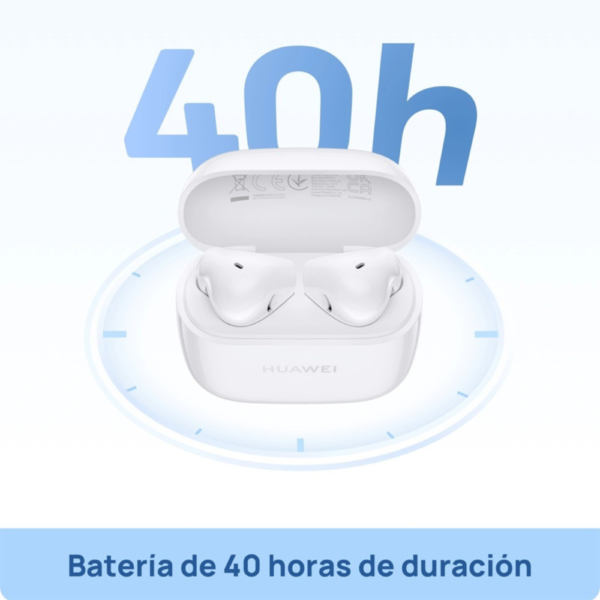 Huawei FreeBuds SE 2 - Blanco Cerámica - Hasta 40 horas de batería
